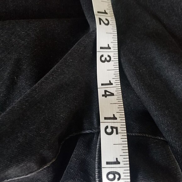 NWT Good American PLUS SZ 24 Good Waist High Waist Step Hem Black Stretch Jeans - Picture 7 of 13